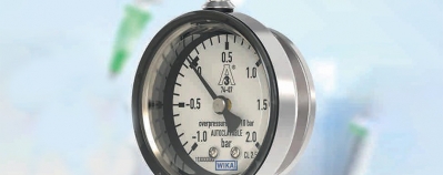 Diaphragm pressure gauges for the pharmaceutical industry