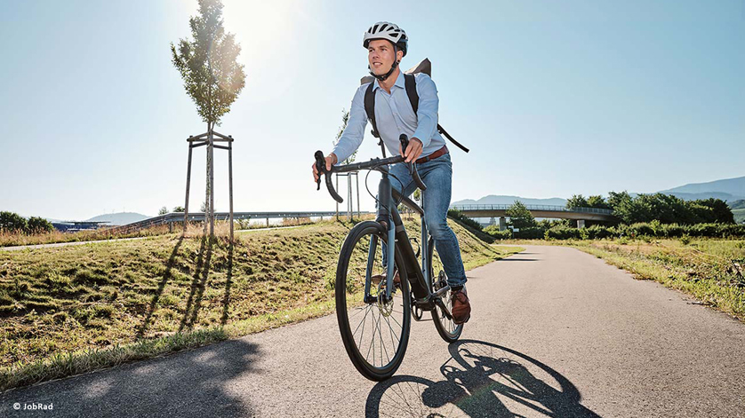 La bicicletta come "veicolo aziendale" protegge il clima e promuove la salute.
